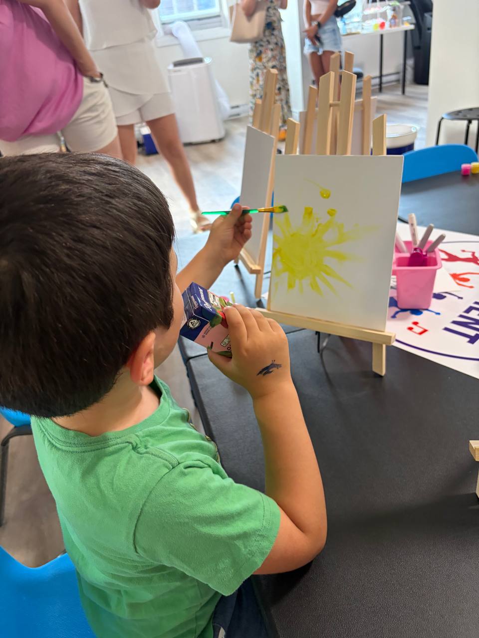 Child creating at SparkPreneurs