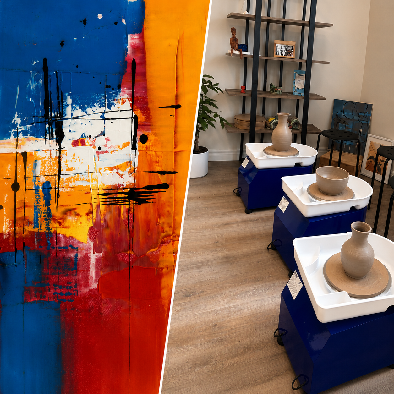 Adult art programs at SparkPreneurs